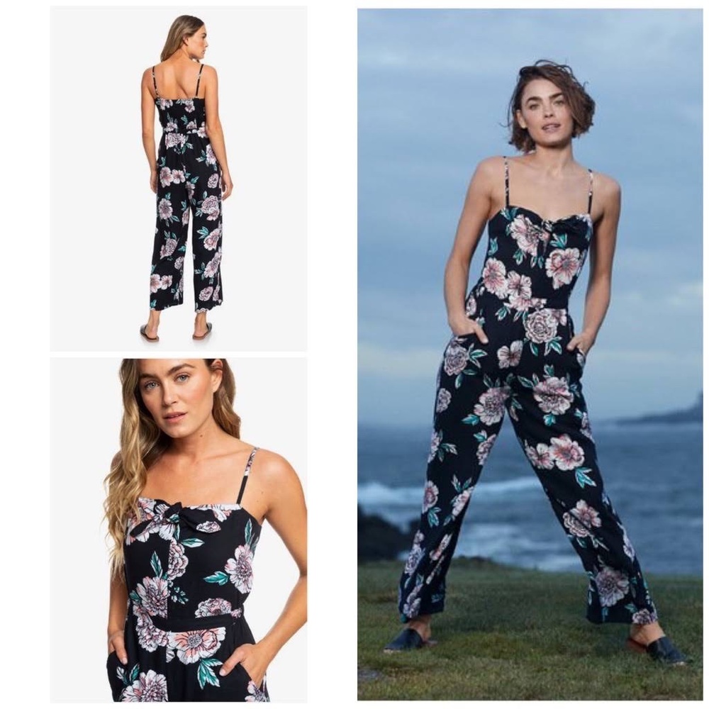 Roxy Retro Spirit Floral Jumpsuit, Size: XL, worn once in like new condition